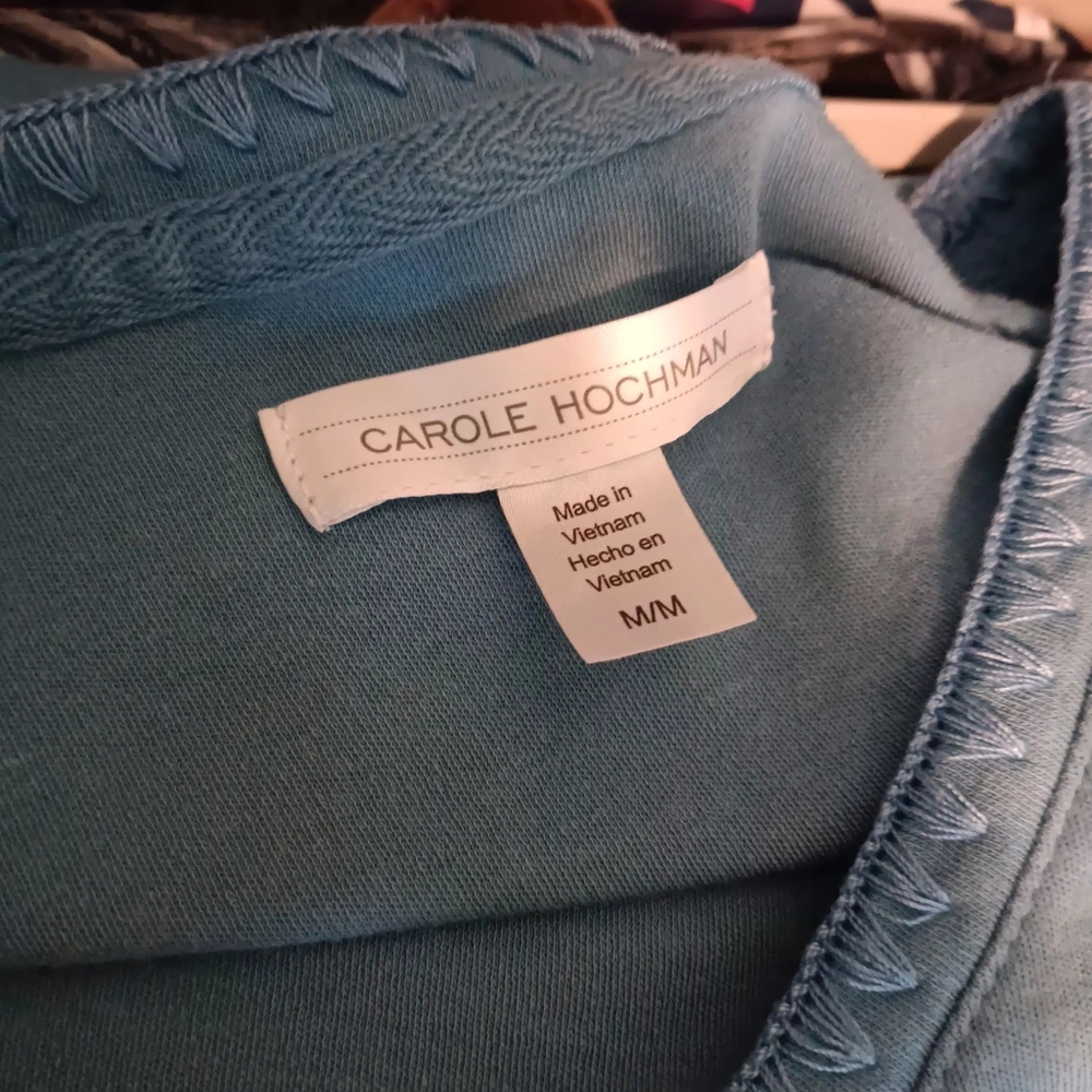 Carole Hochman Sleeveless Blue Tank Top - Picture 8 of 8